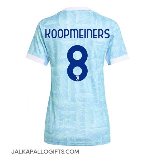 Juventus Teun Koopmeiners #8 Vieraspaita Naiset 2025-26 Lyhythihainen